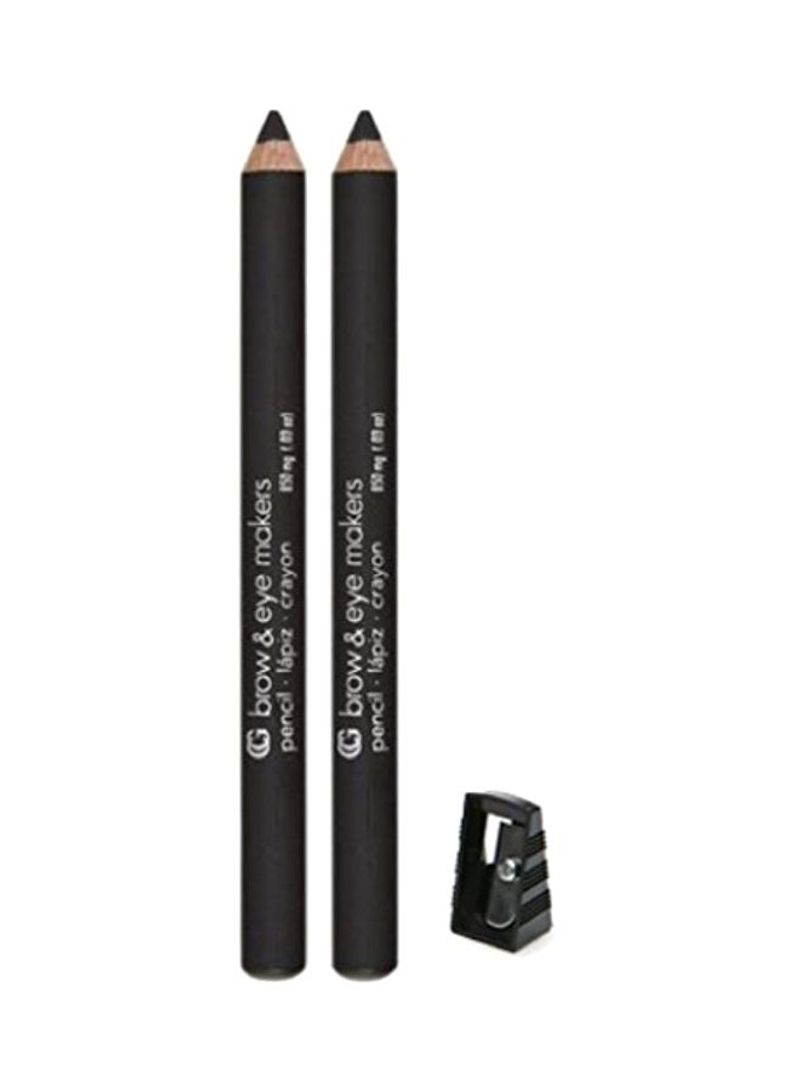Pack Of 2 Brow And Eye Makers Midnight Black