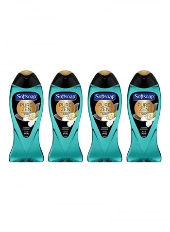 4-Piece Pure Zen Relaxing Body Wash 443ml