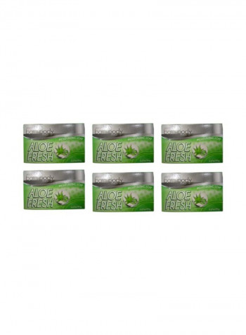 6-Piece Aloe Fresh Moisturizing Soap 3.17ounce