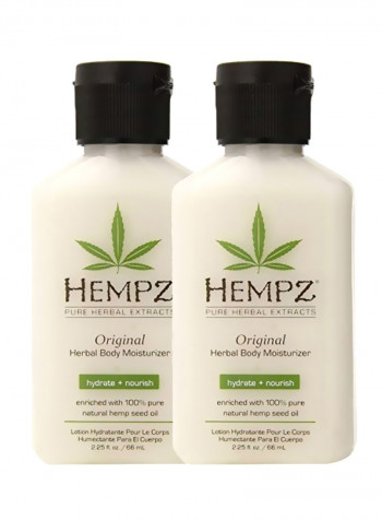 2-Piece Original Herbal Body Moisturizer Set 2.25ounce