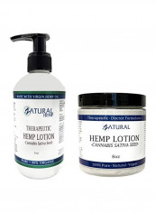 Hemp Lotion Therapeutic Body Lotion With Hemp Seed Oil 8ounce