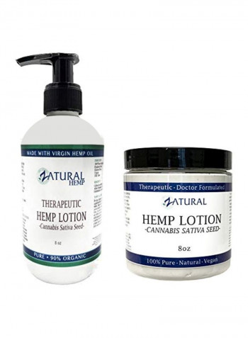 Hemp Lotion Therapeutic Body Lotion With Hemp Seed Oil 8ounce