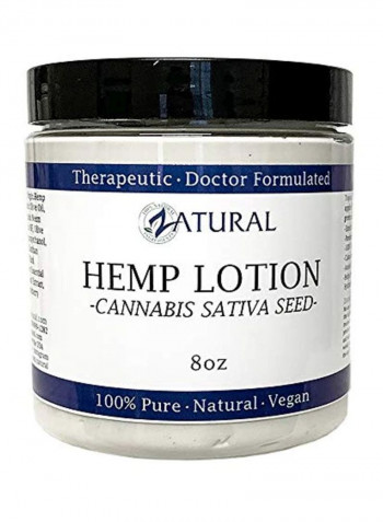 Hemp Lotion Therapeutic Body Lotion With Hemp Seed Oil 8ounce
