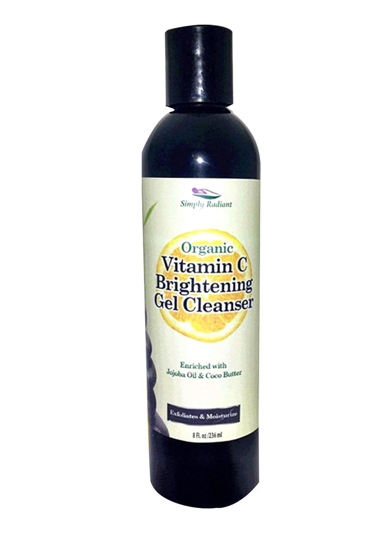 Organic Facial Cleanser With Vitamin C And E 8ounce