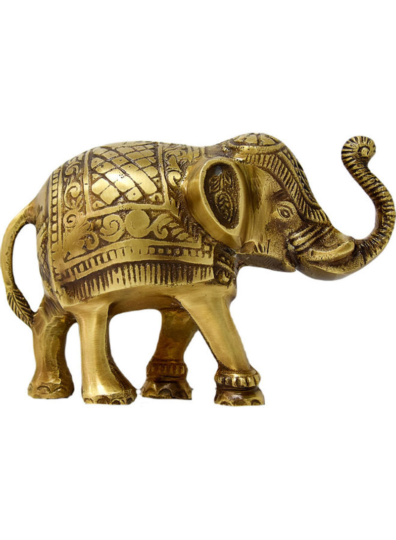 Antique Elephant Statue Gold