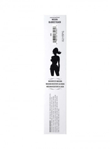 Lash Waterproof Volumizing Mascara Blackest Black