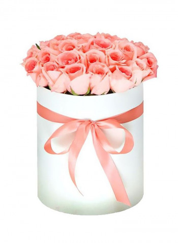 Rose Bouquet Peach/White/Green