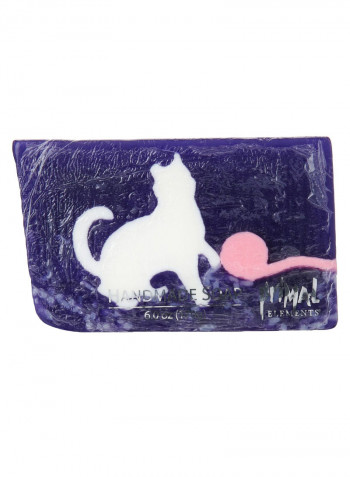 White Cat Soap Blue/Pink/White 6ounce