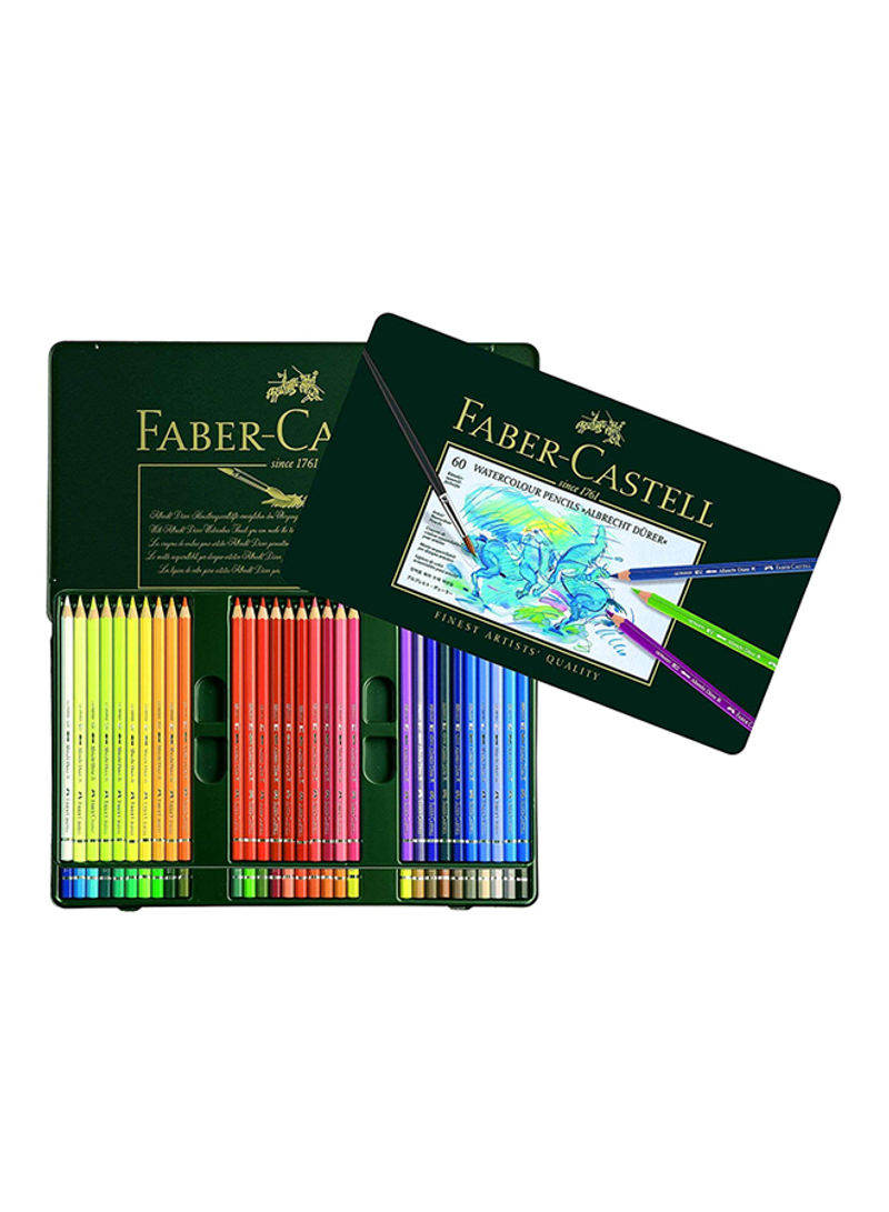 60-Piece Watercolour Pencil Multicolour