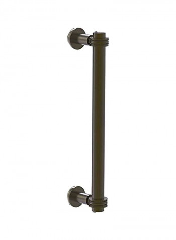 Dotted Accent Contemporary Shower Door Pull Gold 12inch