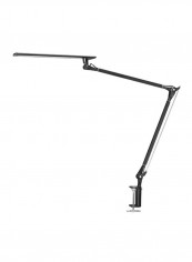 8 Watt Dimmable Clamp Light Black 21x2.9x7.2inch