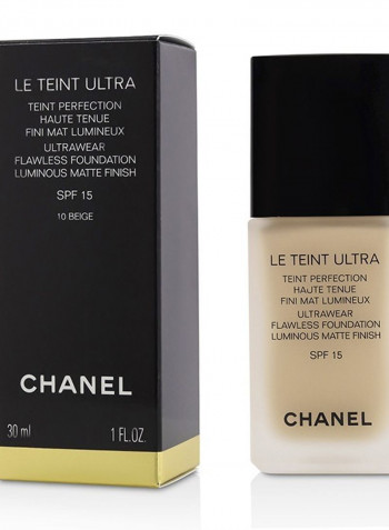 Le Teint Ultra Flawless Foundation SPF15 10 Beige