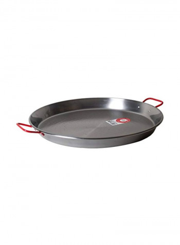 Steel Paella Pan Silver 50centimeter