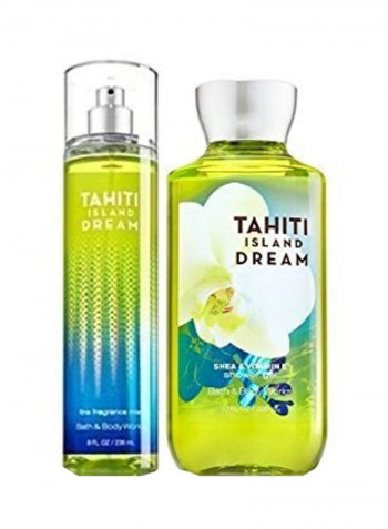 Tahiti Island Dream Fine Fragrance Mist And Shower Gel Set