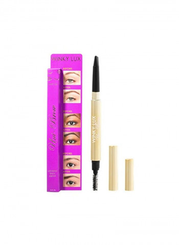 Brow Pencil With Dual Tip Dark Brown