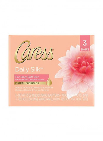 3-Piece Daily Silk Soap Bar 3.15ounce