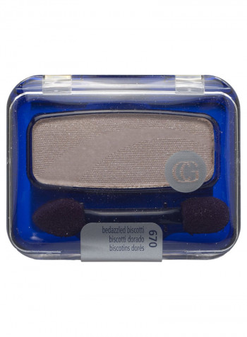 Bedazzle Biscotti Professional Eye Shadow With Brush Beige/Black