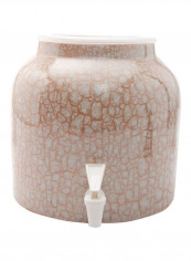 Marble Design Beverage Dispenser Crock Gold 9.5x10inch reviews Marble Design Beverage Dispenser Crock Gold 9.5x10inch