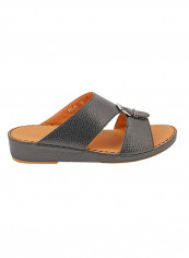 Slip On Comfort Wear Arabic Traditional Sandals Black