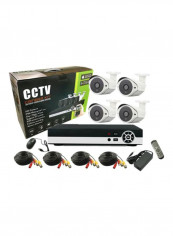 4-Piece Full HD CCTV Outdoor Bullet Camera