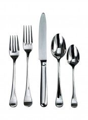 5-Piece Stainless Steel Flatware Place Setting Silver 10x2x2inch