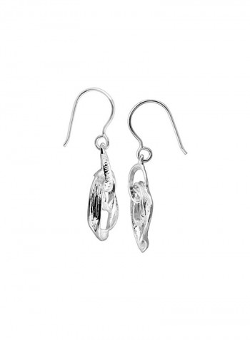 925 Sterling Silver Interlocked Circle Dangle Earring
