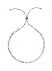 925 Sterling Silver 1.50 Ct Cubic Zirconia Studded Tennis Bracelet