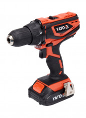 Cordless Drill-Driver 13mm 18V w/1x2.0Ah Battery & Quick Charger Color BoxYT-82780 multicolor 13millimeter
