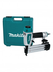 PT Pneumatic Brad Nailer 5/8 Silver/Black/Blue 13.78x13.39x3.94inch
