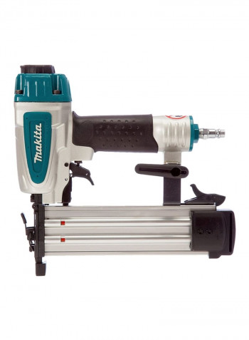 PT Pneumatic Brad Nailer 5/8 Silver/Black/Blue 13.78x13.39x3.94inch