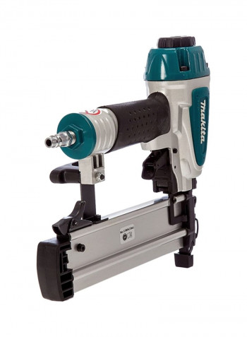 PT Pneumatic Brad Nailer 5/8 Silver/Black/Blue 13.78x13.39x3.94inch