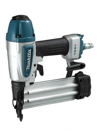 PT Pneumatic Brad Nailer 5/8 Silver/Black/Blue 13.78x13.39x3.94inch