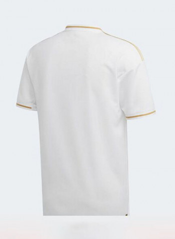 Real Madrid Polyester Jersey White/Gold