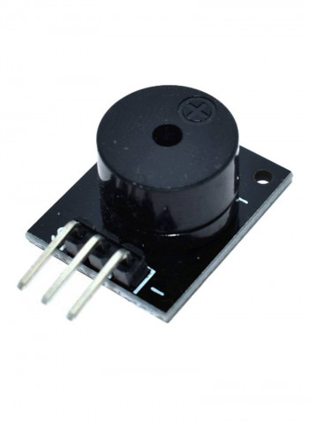 100-Piece KY-006 Miniature Passive Buzzer Alarm Sensor Module For Arduino Starter Kit Black