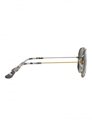 Men's UV-Protection Pilot Sunglasses - Lens Size: 55 mm