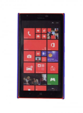 Protective Case Cover For Nokia Lumia 1520 With In-Ear Headphones Blue