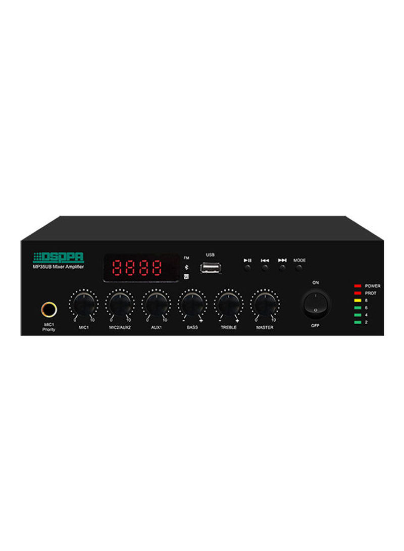 MP60UB Mini Digital Mixer Amplifier Black