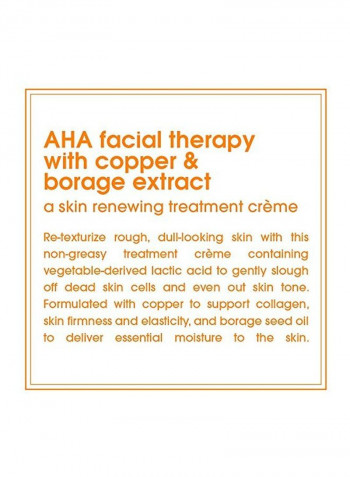 Facial Therapy With Copper And Borage Extract 1ounce