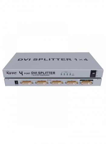 High Bandwidth DVI Splitter  Grey