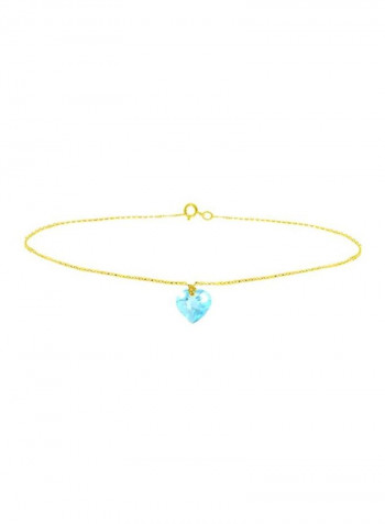 18 Karat Gold Topaz Bracelet