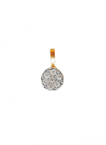 18K Diamonds Solitaire Pendant
