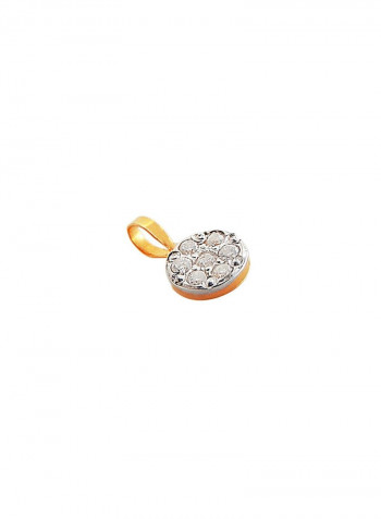 18K Diamonds Solitaire Pendant