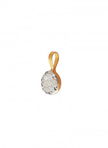 18K Diamonds Solitaire Pendant