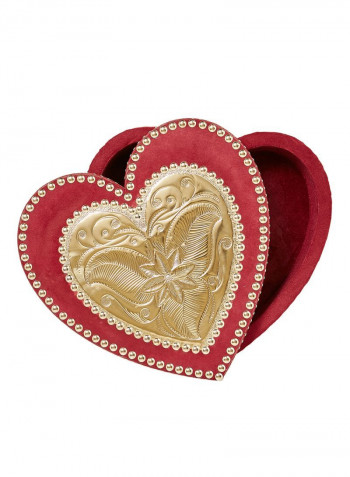 Heart Shaped Jewelry Box (Design May Vary)