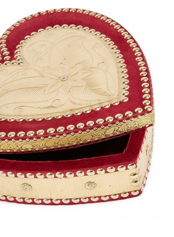 Heart Shaped Jewelry Box (Design May Vary)
