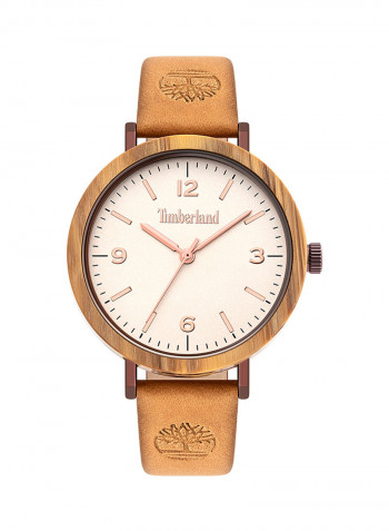 Women's Leather Strap Analog Wrist Watch T TBL15958MYBNBE-07