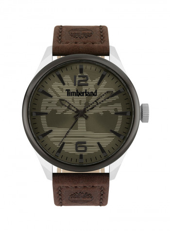 Men's Leather Strap Analog Wrist Watch T TBL15945JYTU-53