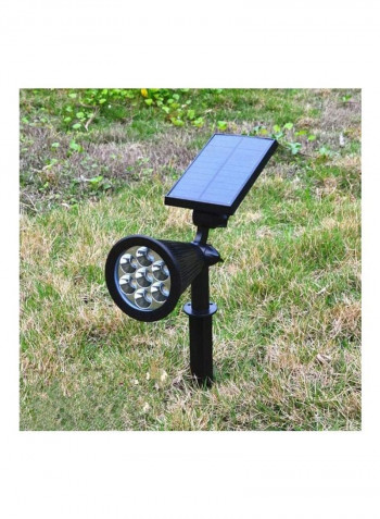 Pack of 4 Waterproof Outdoor Solar Spot Light Black/White