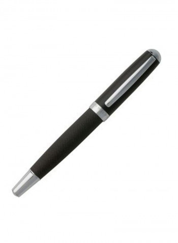 Advance Fabric Rollerball Pen Black/Silver