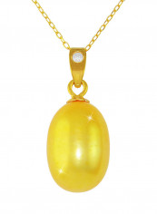 18K Gold Pearl Pendant Necklace reviews 18K Gold Pearl Pendant Necklace